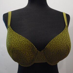Auden Demi Coverage Lightly Lined T-Shirt Bra Ladies Size 38D Style Green/Z0LL9